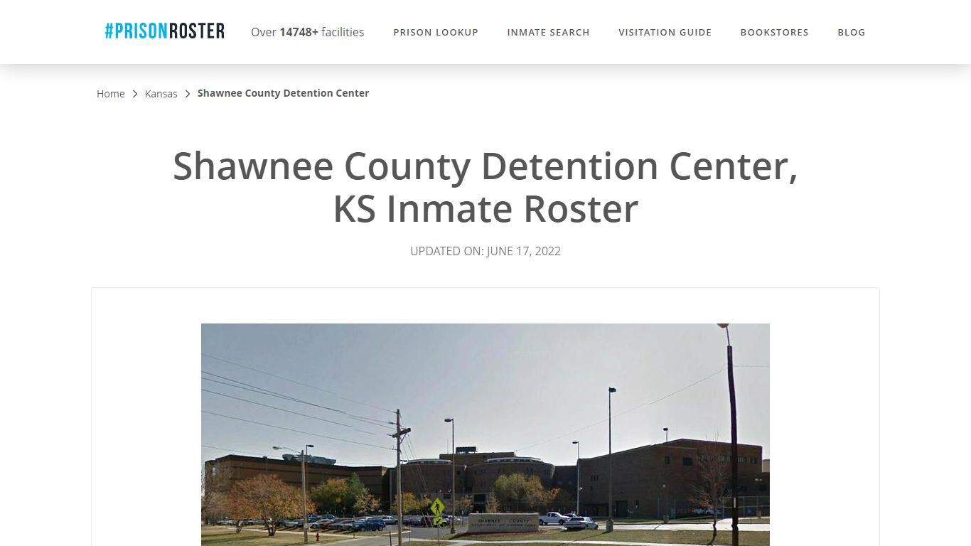 Shawnee County Detention Center, KS Inmate Roster - Prisonroster